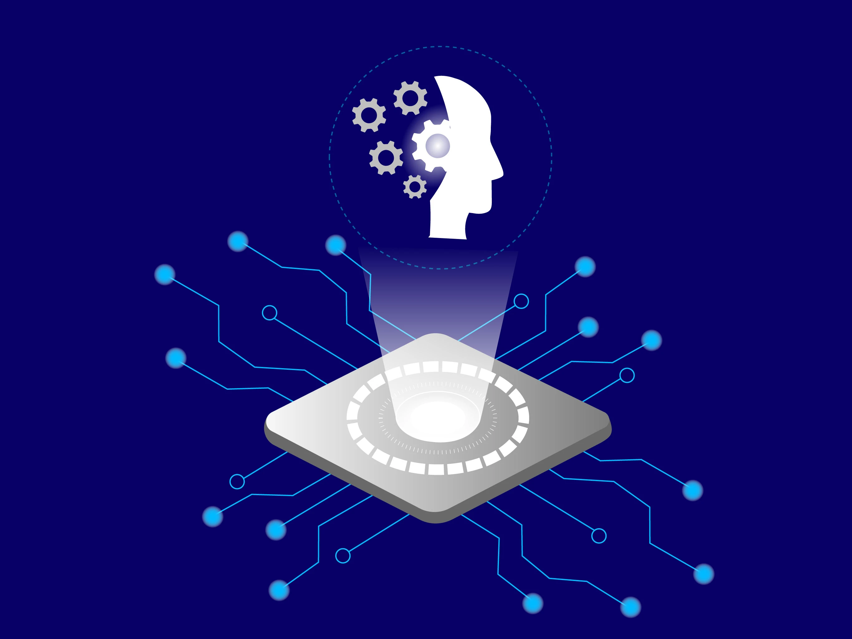 AI assistant illustration